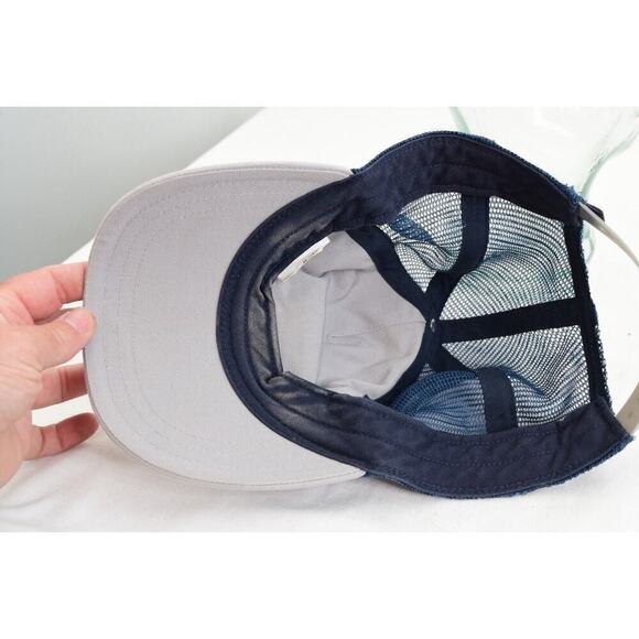 Patagonia Ventura Ca Embroidered Hat Cap Mesh Snapback Dark Blue - Picture 4 of 4